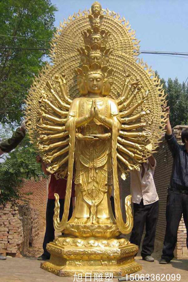千手觀音鑄銅、鍛銅雕塑