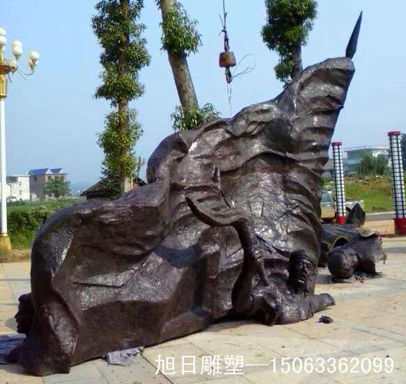 公園景觀鑄銅、鍛銅雕塑